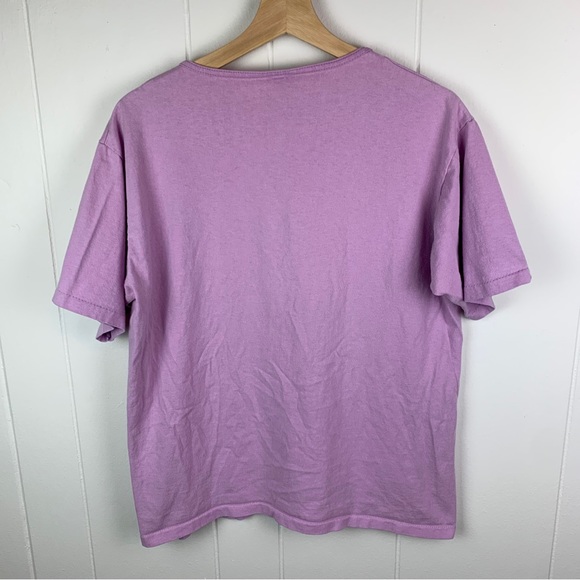 Vintage Disney Mickey Mouse Single Stitch Shirt Purple Adult Unisex Large - Picture 2 of 6